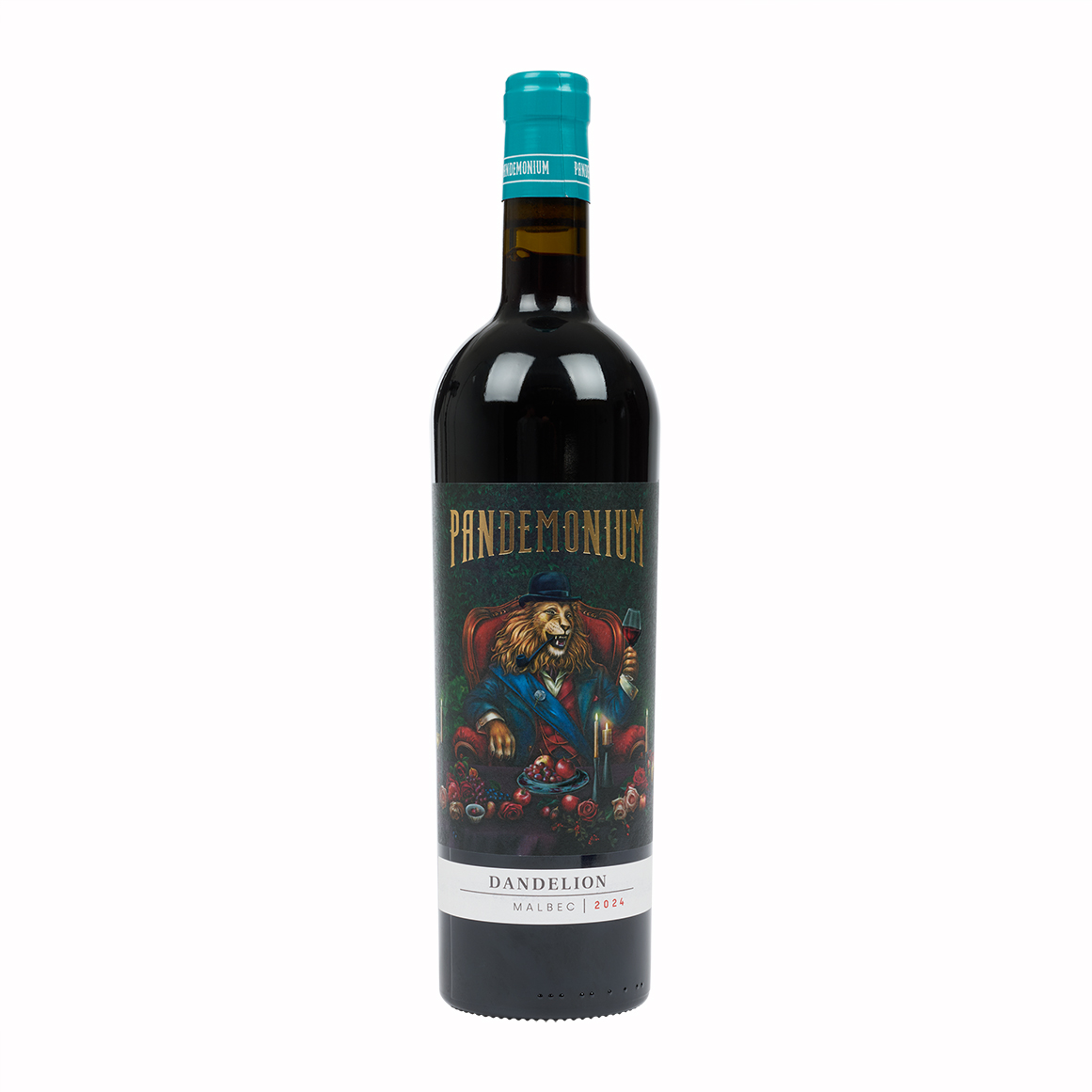 Pandemonium Dandelion Malbec bottle