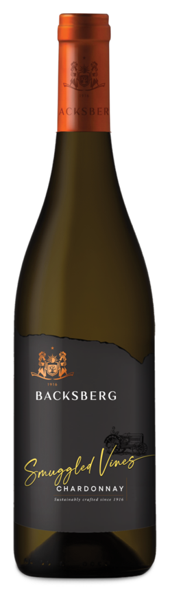 Smuggled Vines Chardonnay bottle