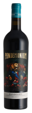 Pandemonium Dandelion Malbec bottle