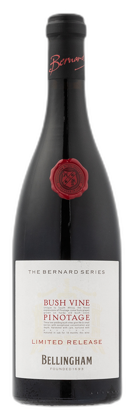 The Bernard Series Bush Vine Pinotage bottle