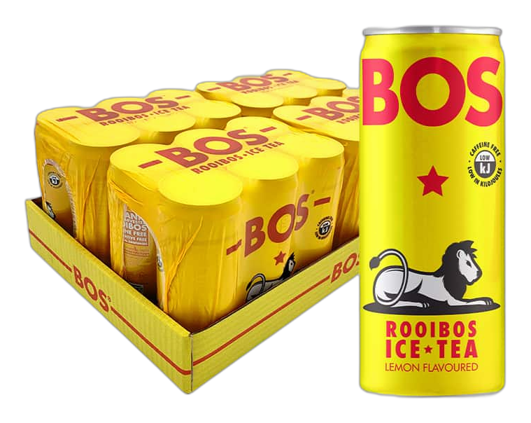 BOS Rooibos Ice Tea Lemon bottle