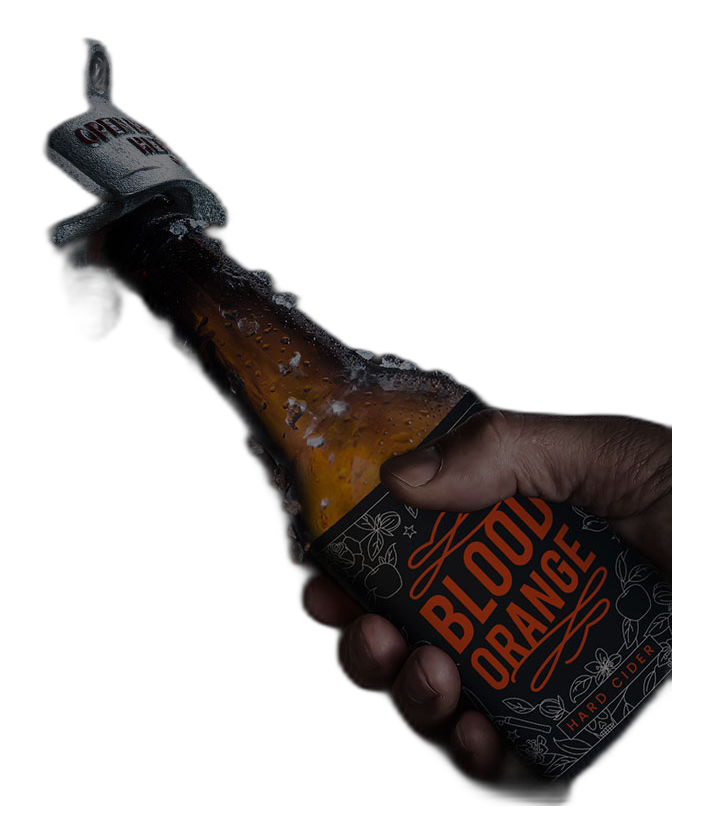 Blood Orange Cider bottle