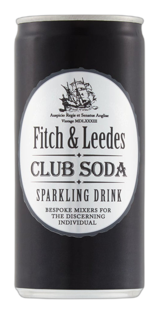 Fitch & Leedes Club Soda bottle