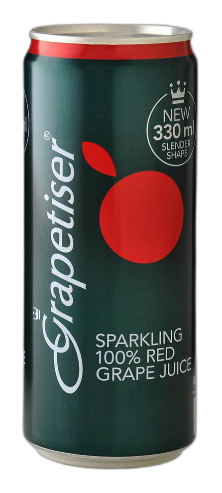 Grapetiser Cans Red bottle
