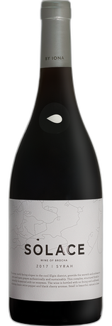 Solace Syrah bottle
