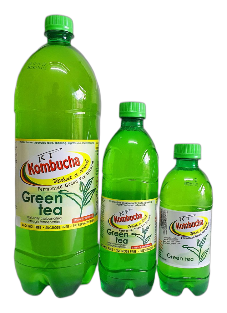 KT Kombucha Green Tea Original bottle