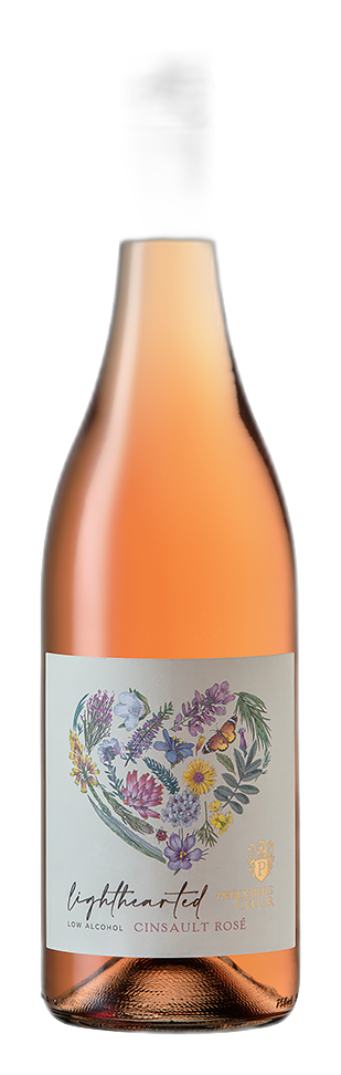 Lighthearted Low-Alcohol Cinsault Rosé bottle