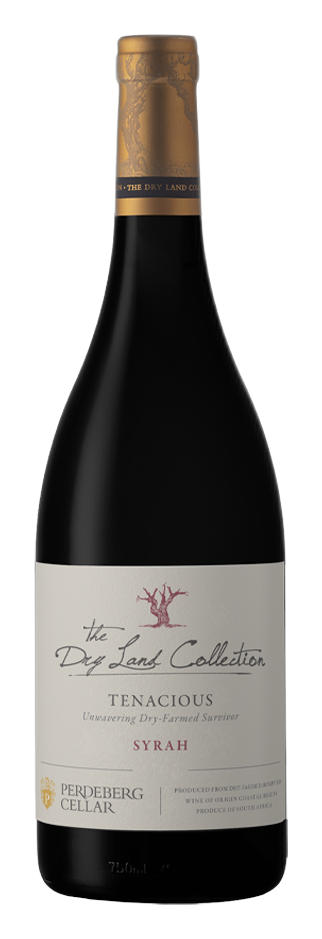 The Dry Land Collection Tenacious Syrah bottle