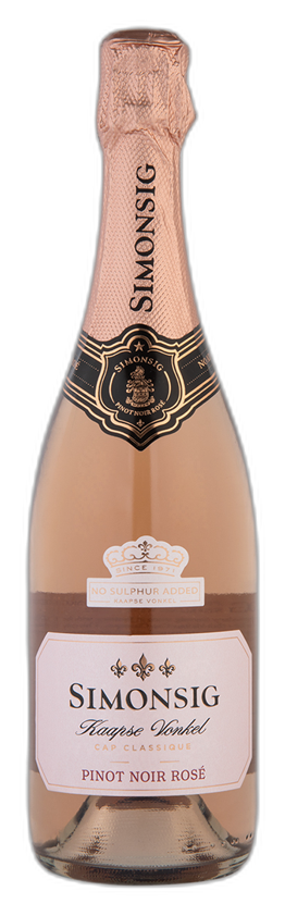 Kaapse Vonkel Brut Rosé bottle