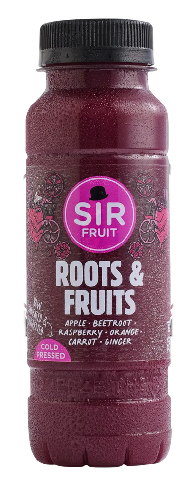 Sir Fruit Cold Pressed Beetroot, Apple & Ginger bottle