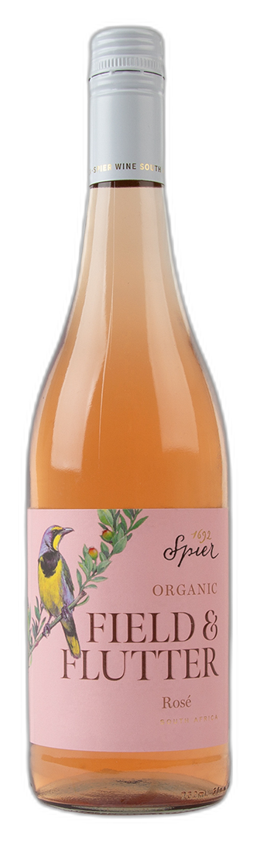 Field & Flutter Organic Rosé bottle