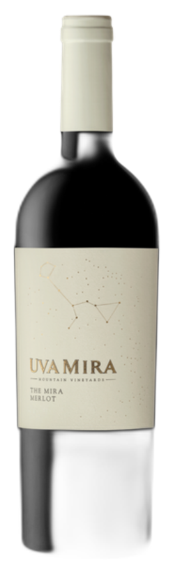 The Mira Merlot bottle